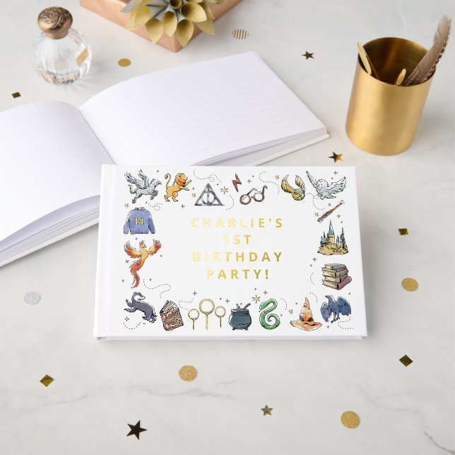 Livre D'or Harry Potter Icon's Birthday (Recto ouvert)