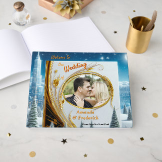 Livre D'or HIVER dans un monde de conte de fées