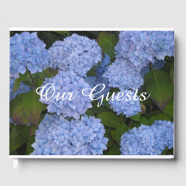 Livre D'or Hortensias Bleu Clair