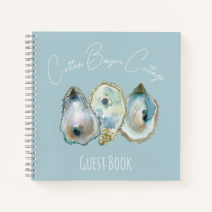 Livre d'or huître à l'aquarelle