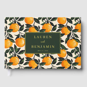 Livre D'or Illustration botanique d'orange joyeuse