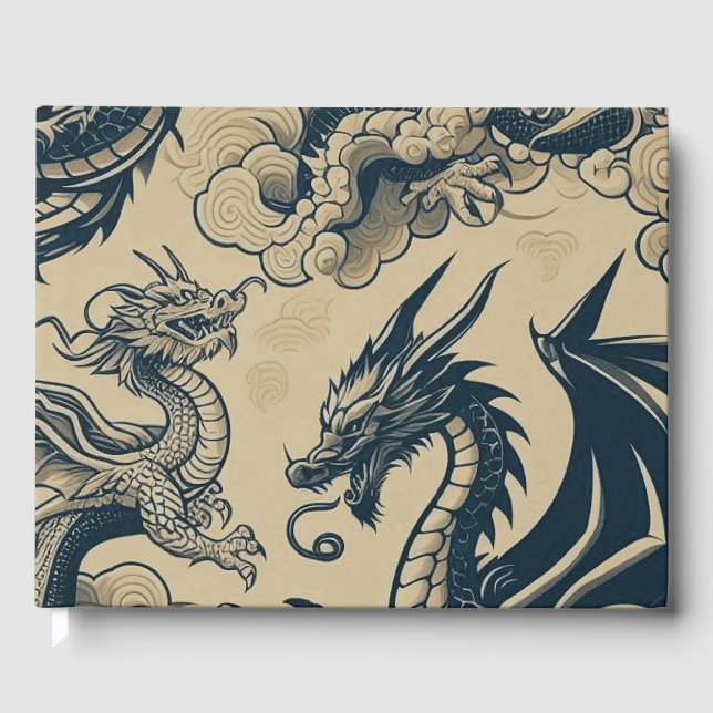 Livre D'or Imaginaire Dragons antiques (Recto)