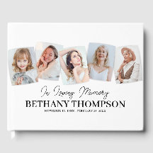 In Love Memory Photo Collage funéraire