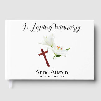 Livre D'or In Loving Memory Guest Book