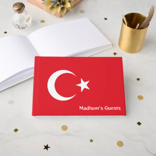 Livre D'or Indicateur Turquie de nom personnalisé