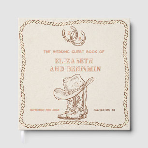 Livre D'or Initiales de fer à cheval occidental moderne pour