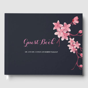 Livre D'or Invité du Mariage Cherry Blossom