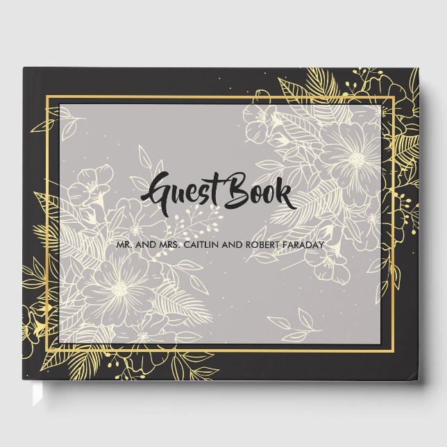 Livre D'or Invité Rose d'or (Recto)