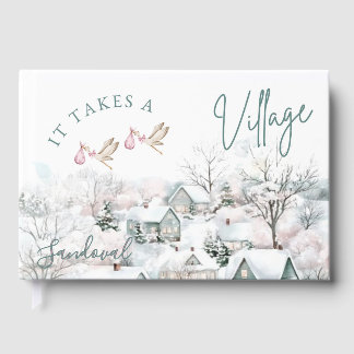 Livre D'or it takes a village guest book 