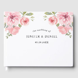 Livre D'or Jardin d'été Aquarelle Mariage floral
