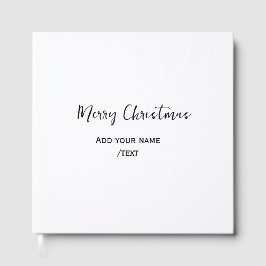 Livre D'or Joyeux Noël ajouter texte moderne simple
