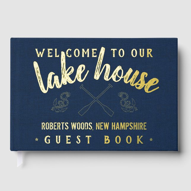 Livre D'or Lake House Location de vacances personnalisée Mari (Recto)