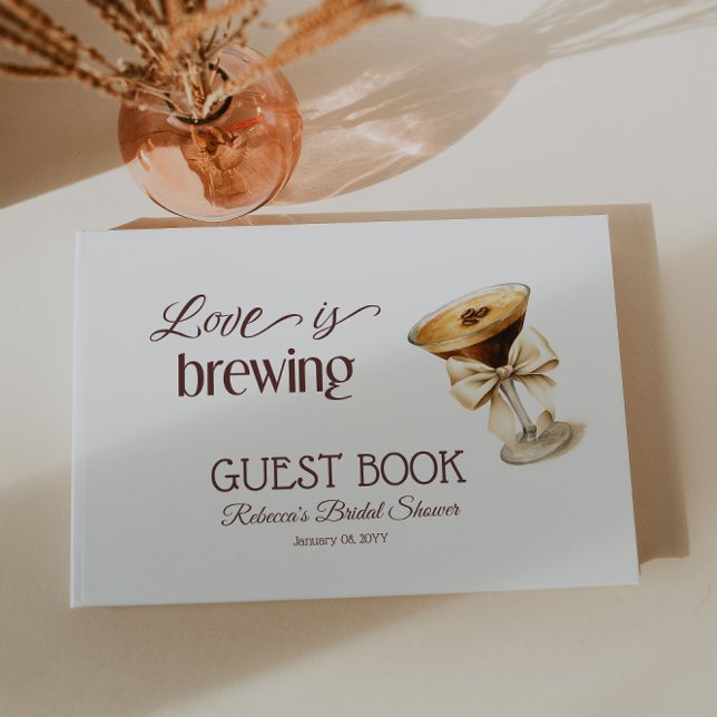 Livre D'or L'amour se prépare Shower de mariage au martini es (Créateur téléchargé)