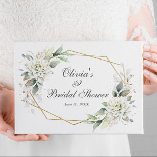 Livre D'or Lancement de mariage à l'aquarelle Eucalyptus ver