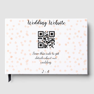 Livre D'or Le site web mariage scanner code QR pour les détai