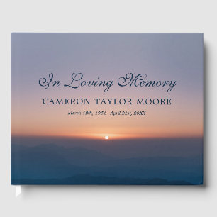 Livre D'or Lever De Soleil Doux En Mémoire Amoureuse