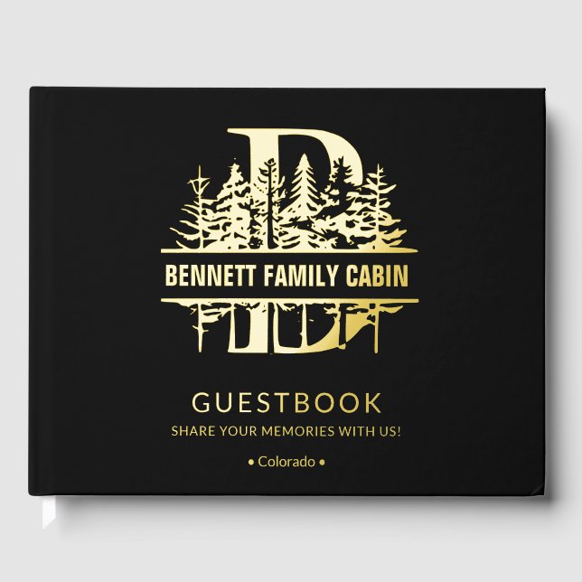 Livre D'or Location de vacances customisée Cabine House Lake  (Recto)
