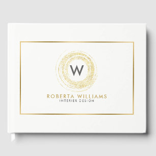 Livre D'or Logo moderne Gold Circle