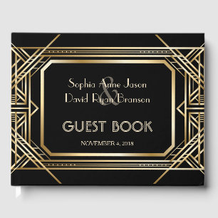 Livre D'or Luxe Black and Gold Great Mariage