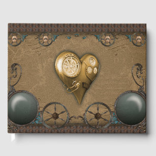 Livre D'or Magnifique coeur steampunk