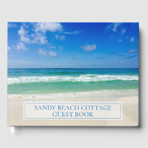 Livre D'or Maison de plage personnalisée Belle photo océaniqu