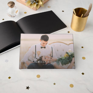 Livre D'or Mariage à huile d'argent photo moderne