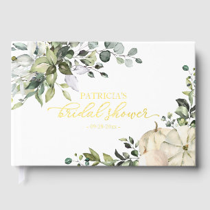 Livre D'or Mariage automnal citrouille verdure