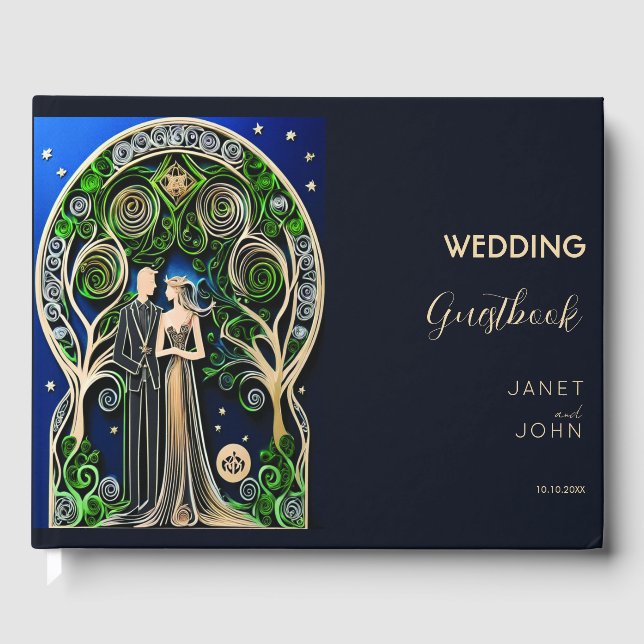 Livre D'or Mariage Boho (Recto)