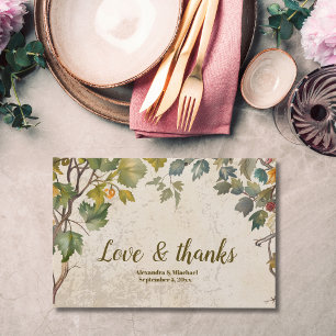 Livre D'or Mariage botanique de fleurs sauvages bohème d'auto