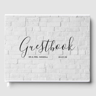 Livre d'or mariage   Brick blanc