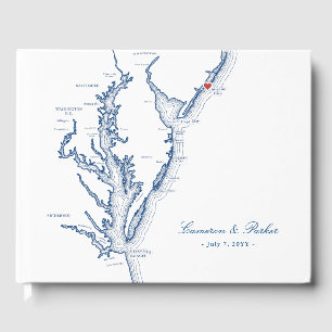 Livre D'or Mariage Carte Atlantic City New Jersey