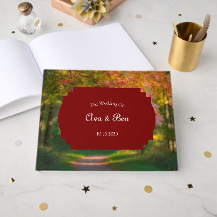 Livre D'or Mariage coloré de la fête d'automne