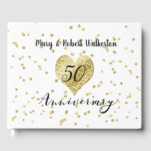 Livre d'or Mariage Confetti 50e anniversaire