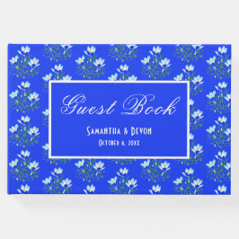 Livre D'or Mariage Crocus bleus