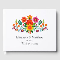 Mariage d'art populaire floral mexicain