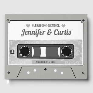 Livre D'or Mariage de bande de cassette rétro