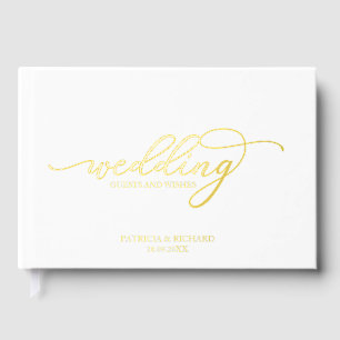 Livre D'or Mariage de calligraphie moderne et élégant
