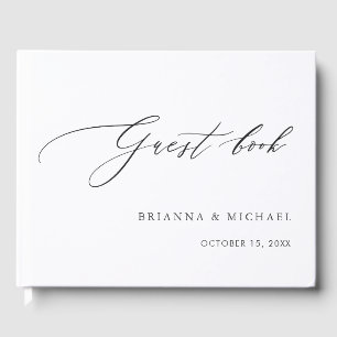 Livre D'or Mariage de calligraphie simple et élégant
