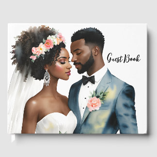 Livre D'or Mariage de couple afro-américain