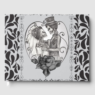 Livre D'or Mariage de couple d'amour squelette Danse de maria