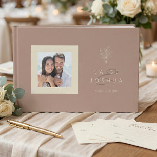 Livre D'or Mariage de jardin lessivé par le soleil ID1283