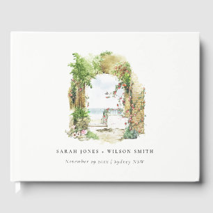 Livre D'or Mariage de la plage de sable de l'arc botanique cô