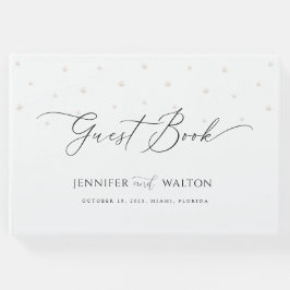 Livre D'or Mariage de perles blanches