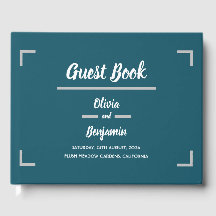 Mariage de script manuscrit Turquoise simple