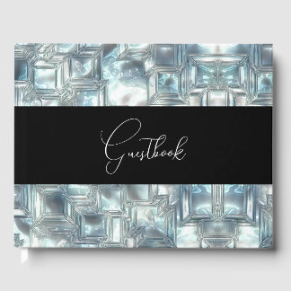 Livre D'or Mariage de texture de glace sculptée