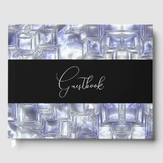 Livre D'or Mariage de texture de glace sculptée