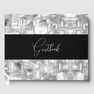 Livre D'or Mariage de texture de glace sculptée