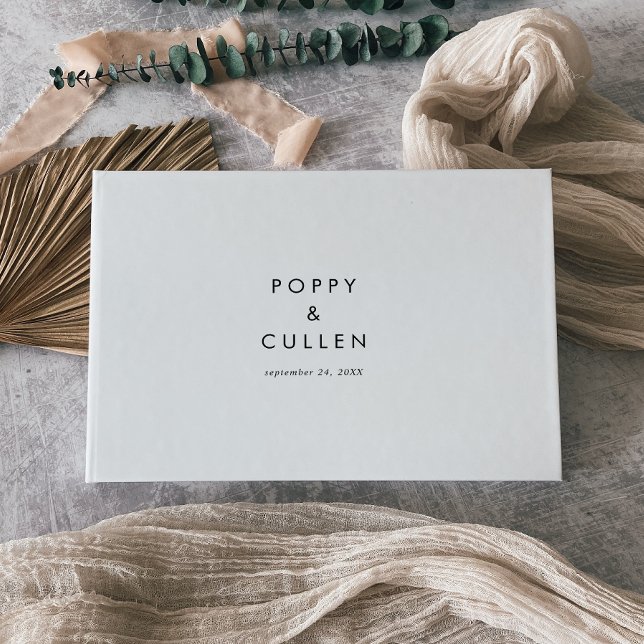 Livre D'or Mariage de typographie chic (Créateur téléchargé)