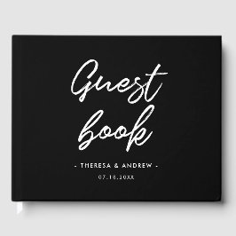 Livre D'or Mariage de typographie moderne