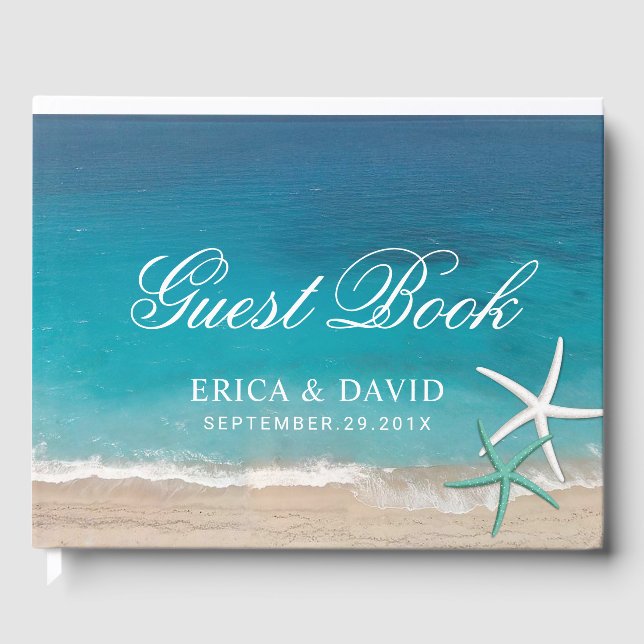 Livre D'or Mariage d'été de Starfish Beach (Recto)